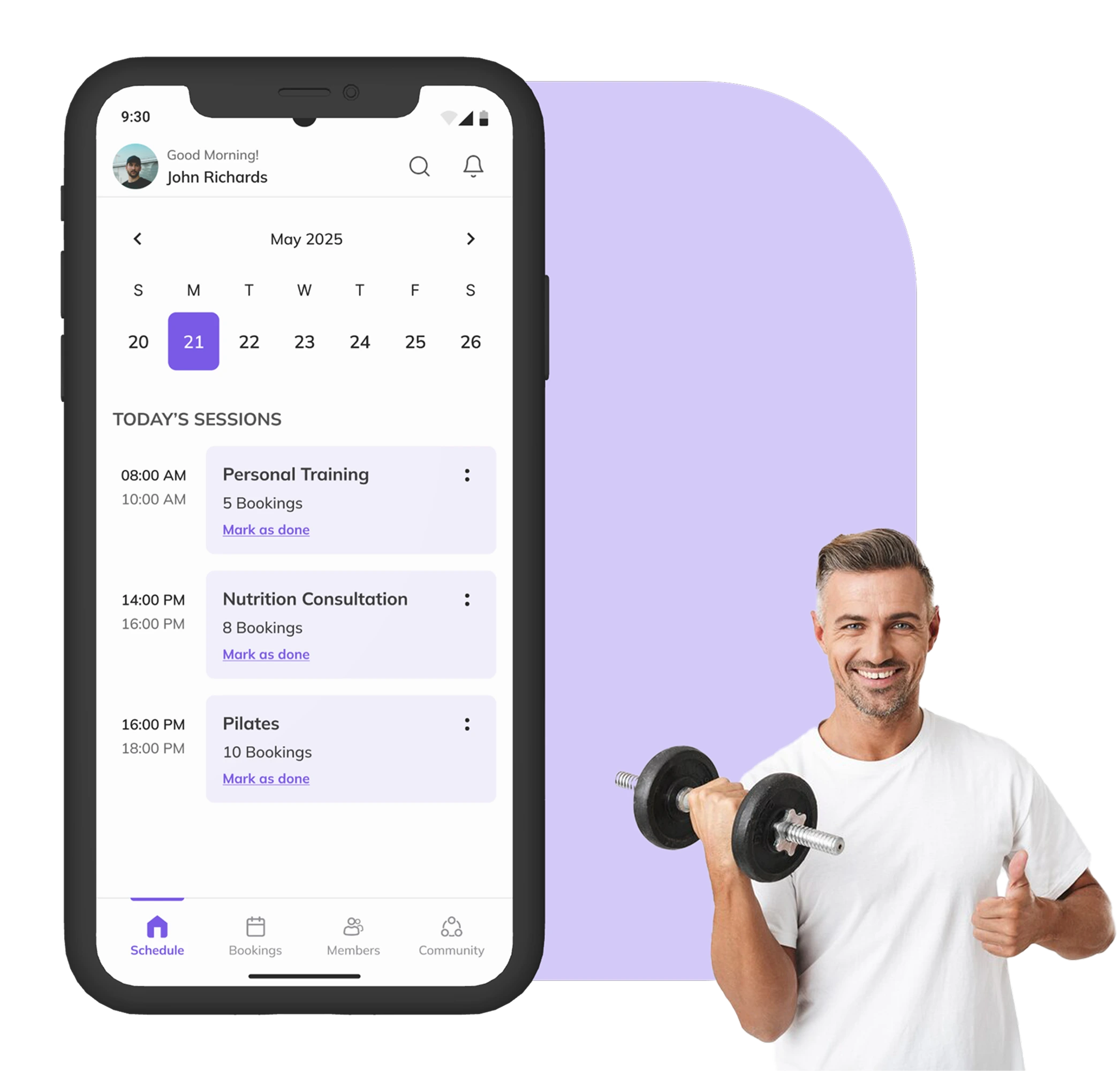 FitWay CRM Dashboard