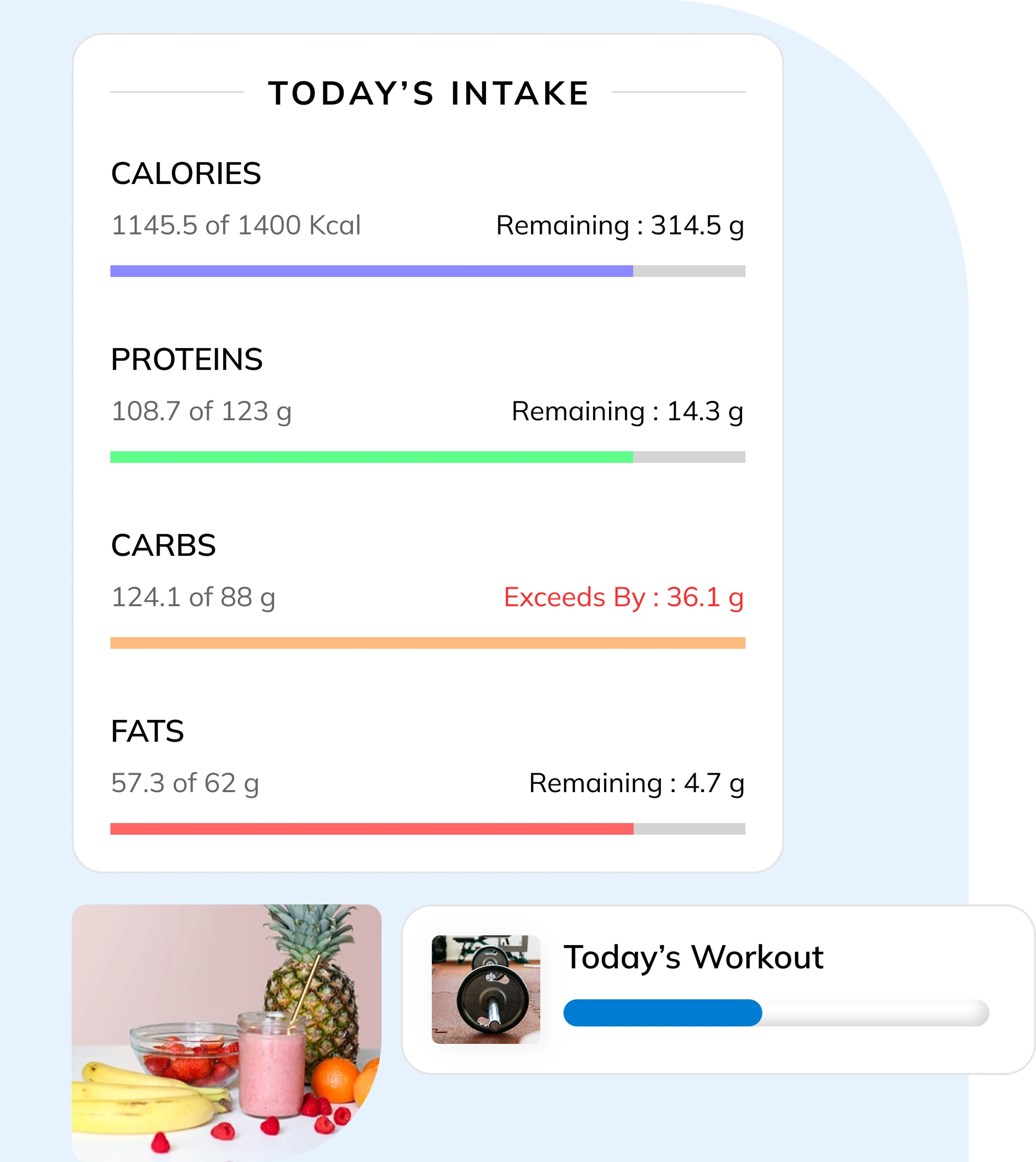 Workout & Nutrition Plan 