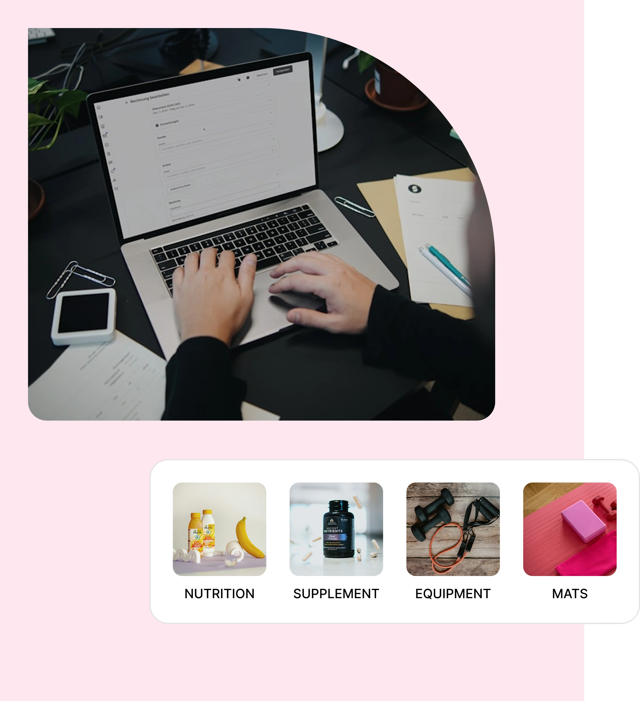 Workspace with laptop and phone